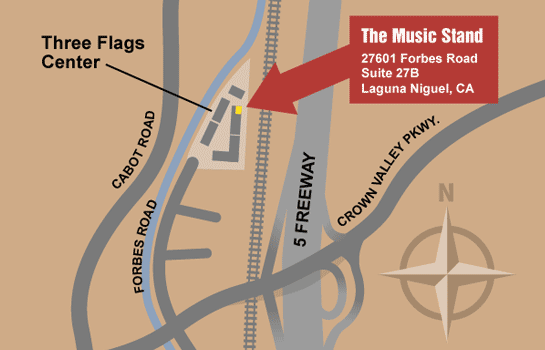 The Music Stand Map